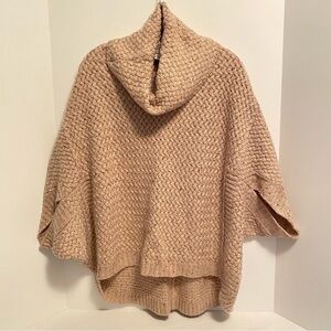 St. John's Bay Womens Cowl Neck Pancho Sweater Size Large